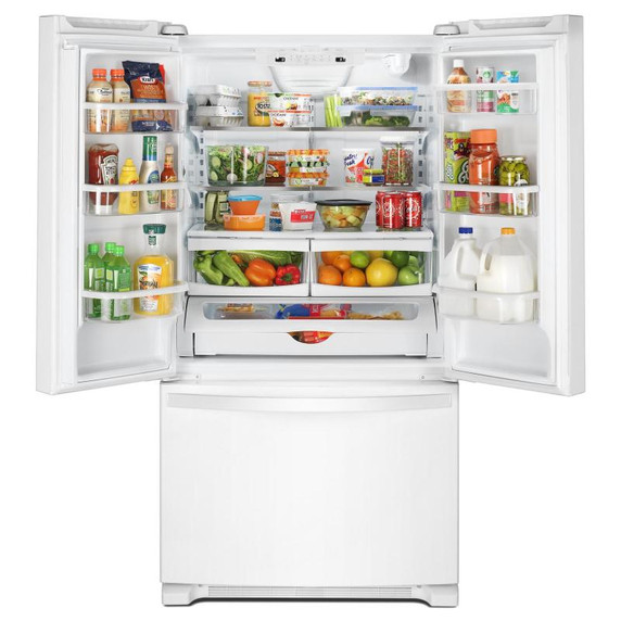 Whirlpool® 33-inch Wide French Door Refrigerator - 22 cu. ft. WRFF5333PW Whirlpool® 33-inch Wide French Door Refrigerator - 22 cu. ft. WRFF5333PW