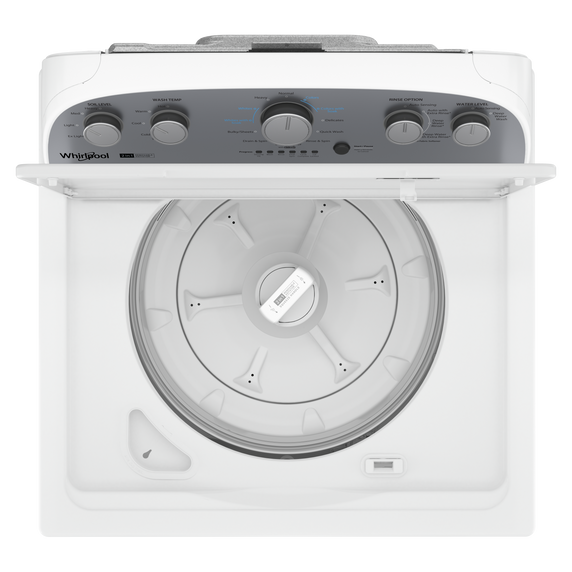 4.4–4.5 Cu. Ft. Whirlpool® Top Load Washer with Removable Agitator WTW4957PW