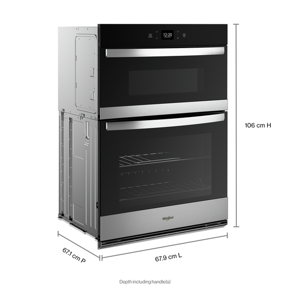 Whirlpool® 5.7 Total Cu. Ft. Combo Wall Oven with Air Fry When Connected* WOEC5027LZ