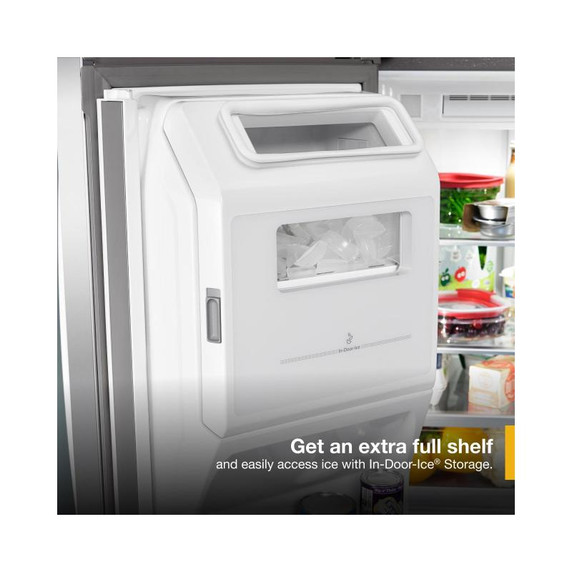 Whirlpool® 36-inch Wide 4 Door Refrigerator with Prep and Store Bins - 26 Cu. Ft. WRMF7736PZ