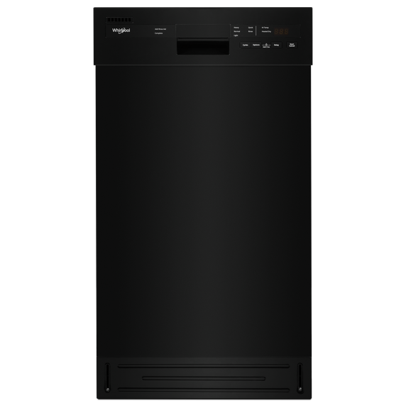 Whirlpool® Small-Space Compact Dishwasher with Stainless Steel Tub WDPS5118PB