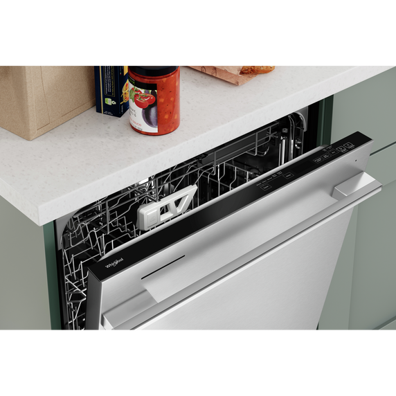 Whirlpool® Fingerprint Resistant Quiet Dishwasher with 3rd Rack & Large Capacity WDTA80SAKZ