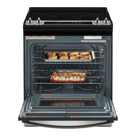 4.8 Cu. Ft. Whirlpool® Electric Range with Frozen Bake™ Technology YWEE515S0LS