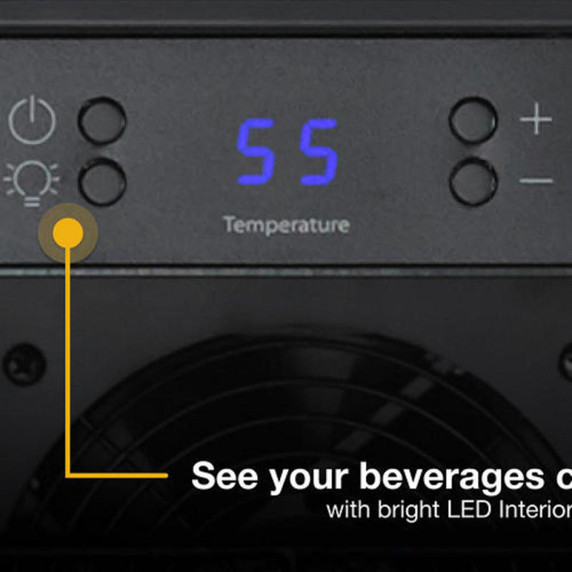 Whirlpool® 24" Undercounter Wine Center with Custom Temperature Control WUW35X24DS