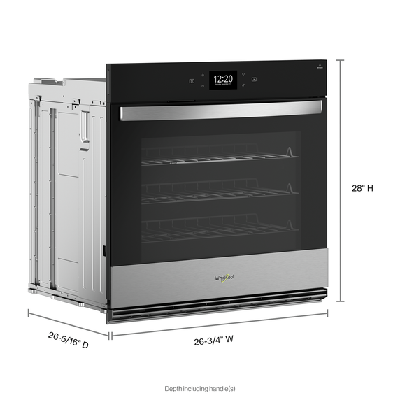 Whirlpool® 4.3 Cu. Ft. Single Smart Wall Oven with Air Fry WOES7027PZ