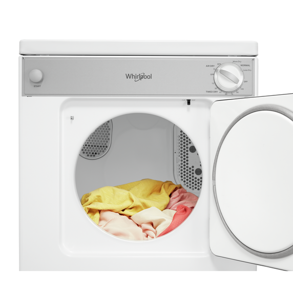 Whirlpool® 3.4 cu. ft. Compact Front Load Dryer with Flexible Installation LDR3822PQ