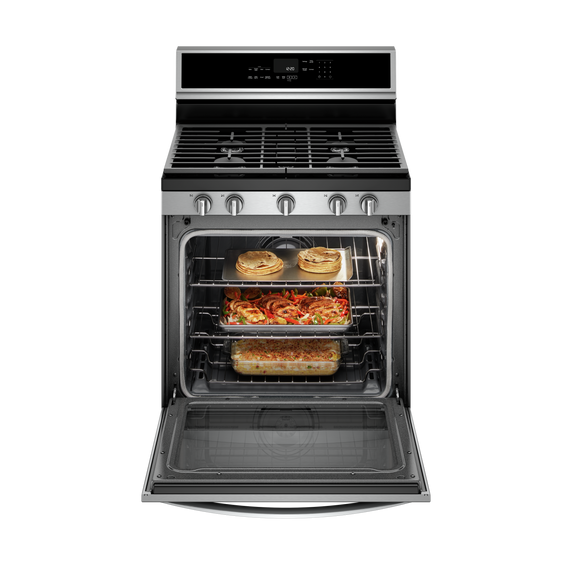 Whirlpool® 5.8 cu. ft. Smart Freestanding Gas Range with EZ-2-Lift™ Grates WFG975H0HZ