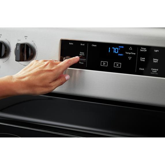 Whirlpool® 5.3 cu. ft. Electric Range with Frozen Bake™ Technology YWFE515S0JS