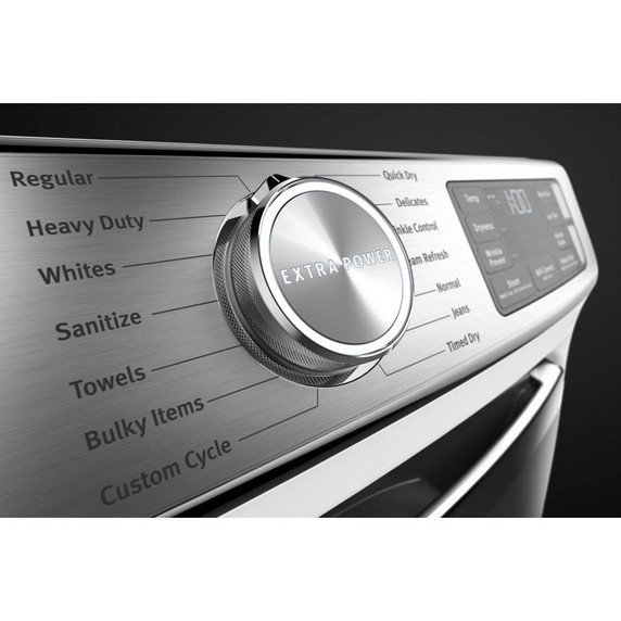 Maytag® Smart Front Load Electric Dryer with Extra Power and Advanced Moisture Sensing with industry-exclusive extra moisture sensor - 7.3 cu. ft. YMED8630HW Maytag® Smart Front Load Electric Dryer with Extra Power and Advanced Moisture Sensing with industry-exclusive extra moisture sensor - 7.3 cu. ft. YMED8630HW