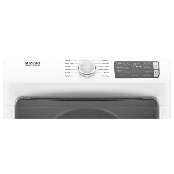 Maytag® Front Load Gas Dryer with Extra Power and Quick Dry Cycle - 7.3 cu. ft. MGD6630HW