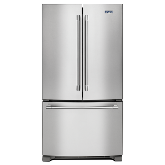 Maytag® 33-Inch Wide French Door Refrigerator with Water Dispenser - 22 Cu. Ft MRFF5033PZ