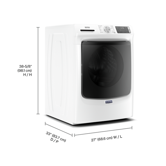 Maytag® Front Load Washer with Extra Power and 16-Hr Fresh Hold® option - 5.5 cu. ft. MHW6630HW