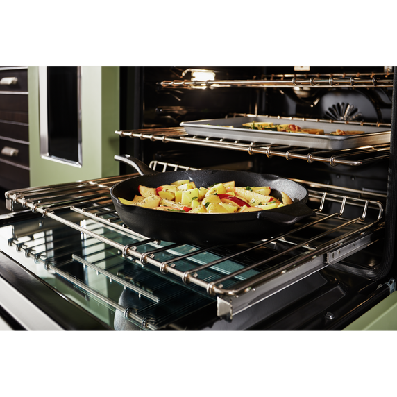 KitchenAid® 48'' Smart Commercial-Style Gas Range with Griddle KFGC558JAV