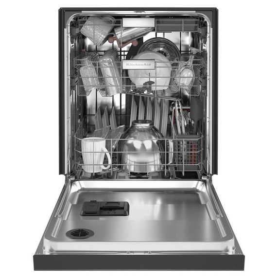Kitchenaid® 44 dBA Dishwasher in PrintShield™ Finish with 360° Max Jets™ Third Rack KDFM404KBS