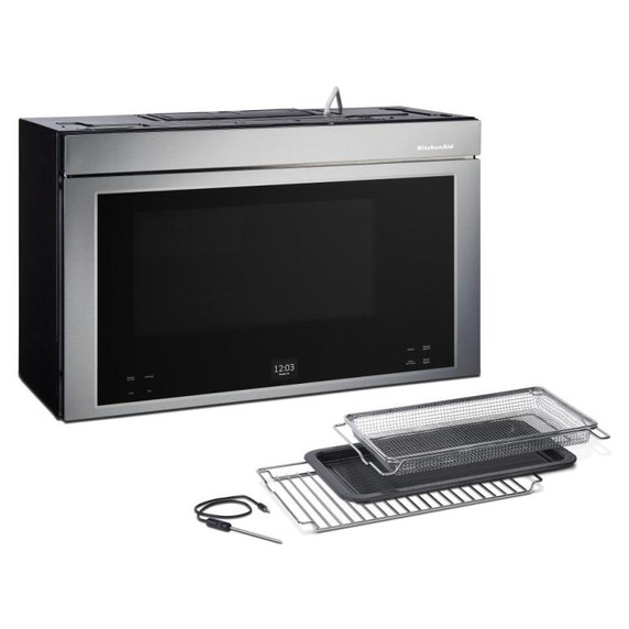 Kitchenaid® Multifunction Flush Mount Over-the-Range Microwave Oven with Infrared Sensor Modes YKMMF730PPS