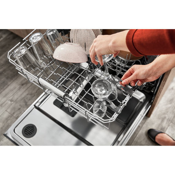 Kitchenaid® 44 dBA Dishwasher in PrintShield™ Finish with FreeFlex™ Third Rack KDFM404KPS