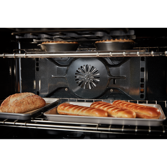 KitchenAid® 36'' Smart Commercial-Style Dual Fuel Range with 6 Burners KFDC506JYP