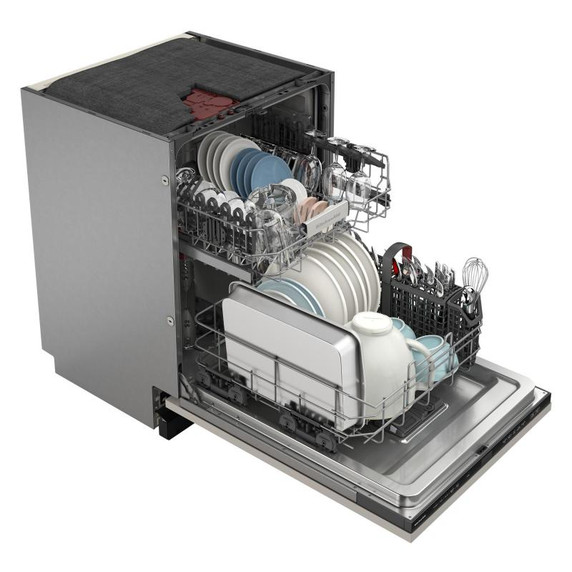 Kitchenaid® 44 dBA Panel-Ready Two-Rack Flush Dishwasher with Door-Open Dry System KDTF324PPA