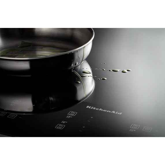 Kitchenaid® 30 Electric Cooktop with 5 Elements and Touch-Activated Controls KCES950KBL