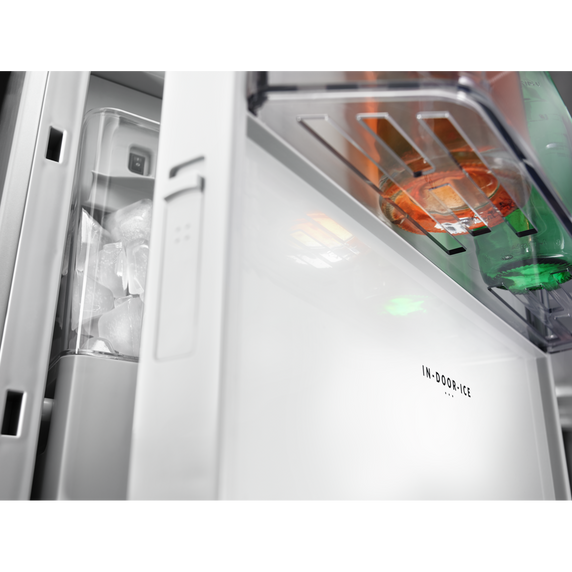 Kitchenaid® 23.8 cu. ft. 36" Counter-Depth French Door Platinum Interior Refrigerator with PrintShield™ Finish KRFC704FBS