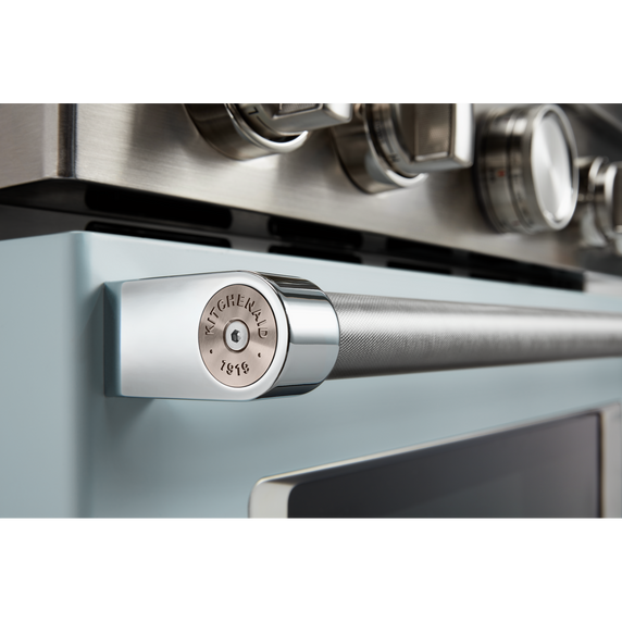 KitchenAid® 30'' Smart Commercial-Style Gas Range with 4 Burners KFGC500JMB