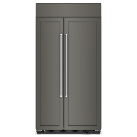 Kitchenaid® 25.5 Cu Ft. 42" Built-In Side-by-Side Refrigerator with Panel-Ready Doors KBSN702MPA