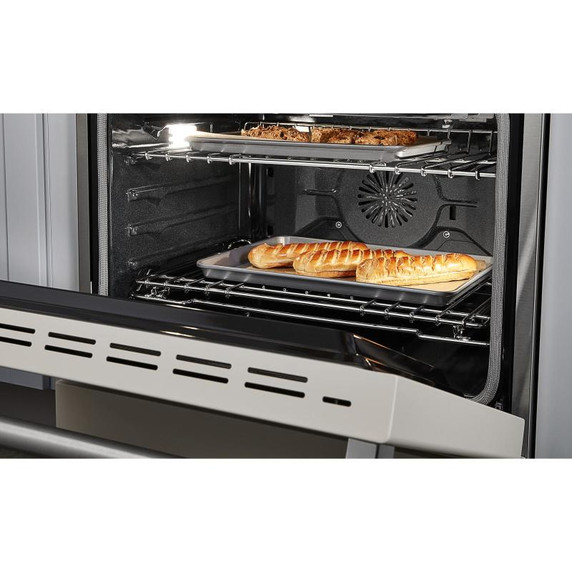 KitchenAid® 30'' Smart Commercial-Style Gas Range with 4 Burners KFGC500JMH