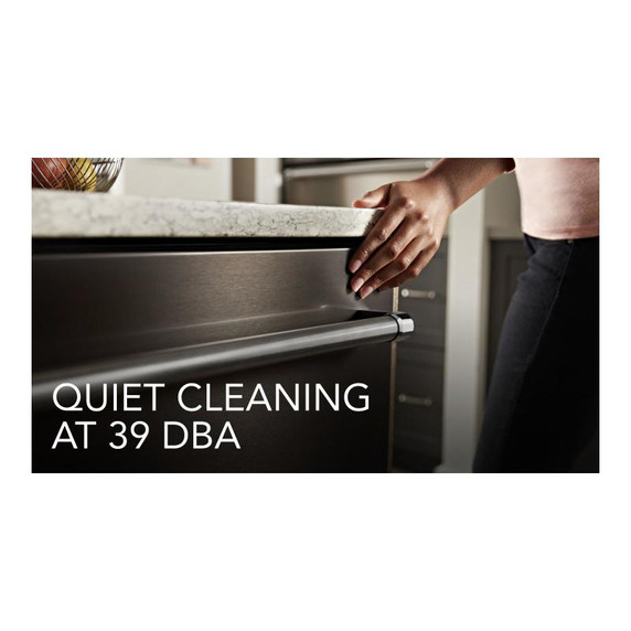 KitchenAid® 39 dBA Dishwasher in PrintShield™ Finish with Third Level Utensil Rack KDTE204KBS
