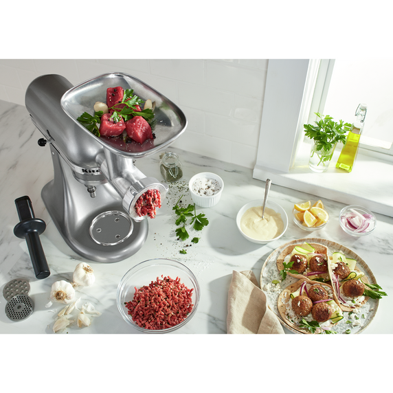 Kitchenaid® Metal Food Grinder Attachment KSMMGA