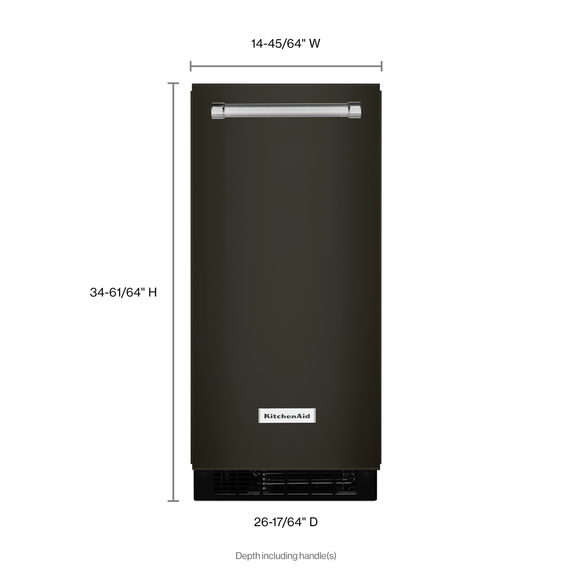 KitchenAid® 15'' Automatic Ice Maker with PrintShield™ Finish KUIX535HBS