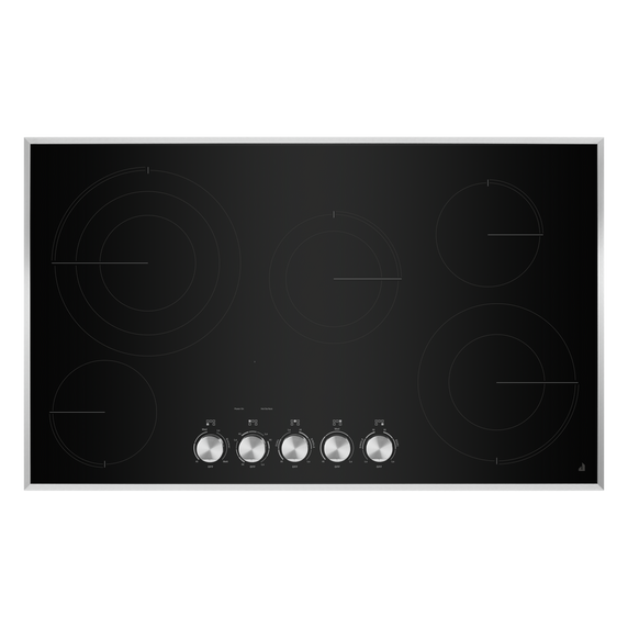 Jennair® Lustre Stainless 36 Electric Radiant Cooktop JEC3536HS