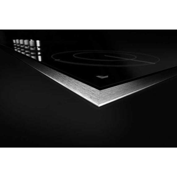 Jennair® 36" Lustre Stainless Radiant Glass Cooktop with Halo-Effect Knobs JEC3536HS