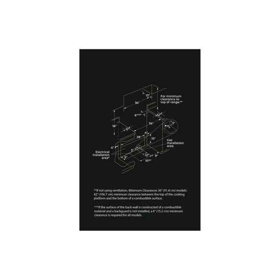 Jennair® 36" NOIR™ Dual-Fuel Professional-Style Range JDRP436HM