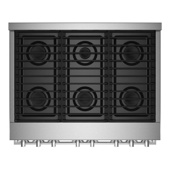 Jennair® 36" NOIR™ Gas Professional-Style Range JGRP436HM
