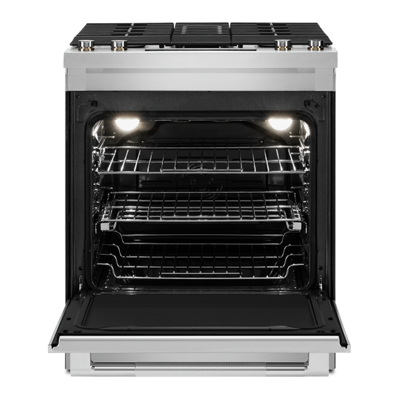 Jennair® RISE™ 30 DUAL-FUEL DOWNDRAFT SLIDE-IN RANGE JDS1750ML