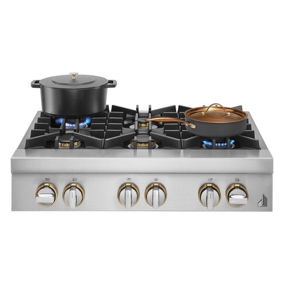 Jennair® 36" RISE™ Gas Professional-Style Rangetop JGCP436HL