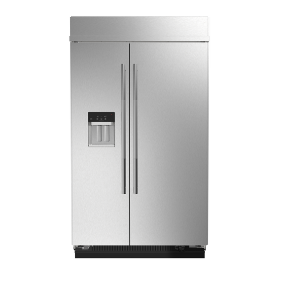 Jennair® RISE™ 48" Built-In Side-By-Side Refrigerator with External Ice and Water Dispenser JBSS48E22L