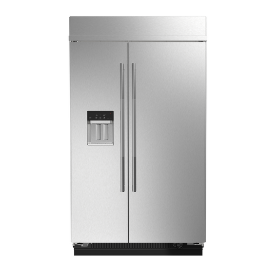 Jennair® RISE™ 48 Built-In Side-By-Side Refrigerator with External Ice and Water Dispenser JBSS48E22L