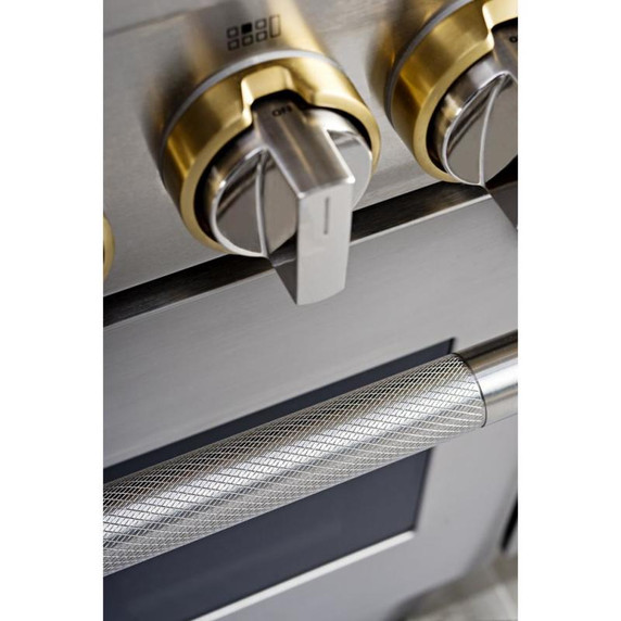 Jennair® 48" RISE™ Dual-Fuel Professional-Style Range with Chrome-Infused Griddle JDRP548HL