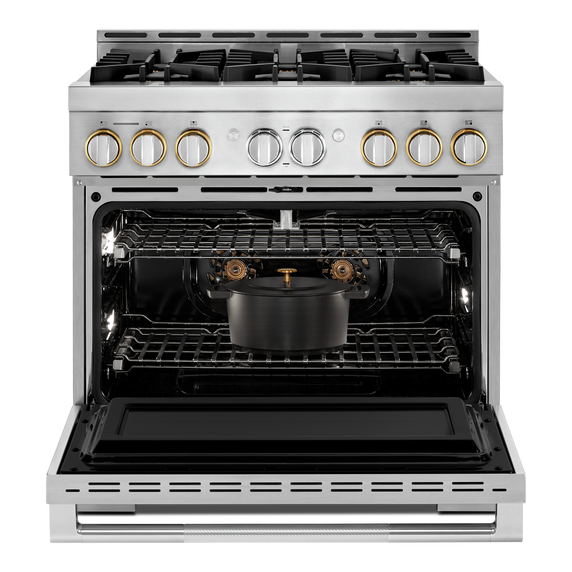 Jennair® 36 RISE™ Gas Professional-Style Range JGRP436HL