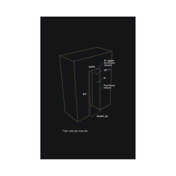 Jennair® 18" Panel-Ready Built-In Column Freezer, Left Swing JBZFL18IGX