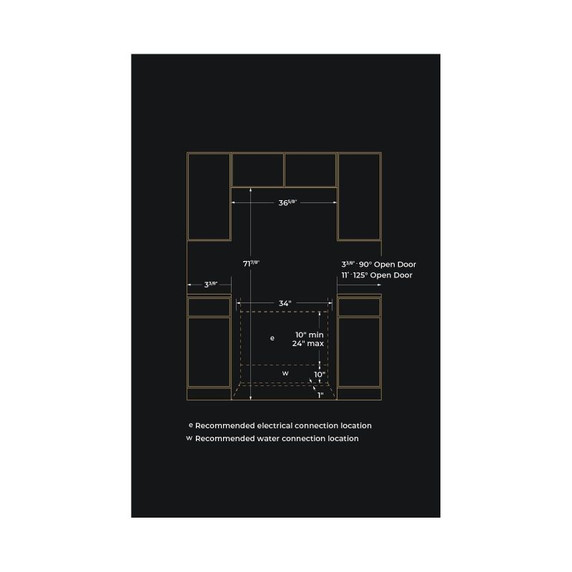 Jennair® RISE 36" French Door Freestanding Refrigerator JFFCF72DKL