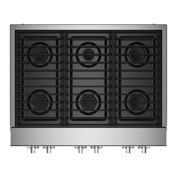 Jennair® 36" NOIR™ Gas Professional-Style Rangetop JGCP436HM