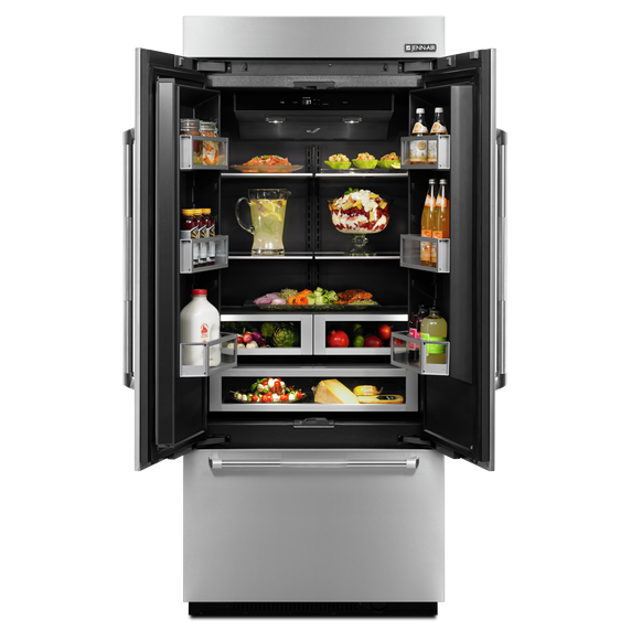 Jennair® 36 Panel-Ready Built-In French Door Refrigerator JF36NXFXDE