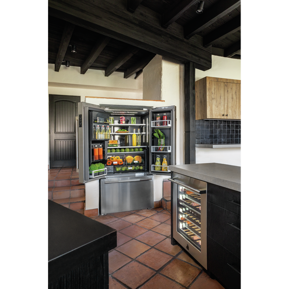 Jennair® 36 Panel-Ready Built-In French Door Refrigerator JF36NXFXDE