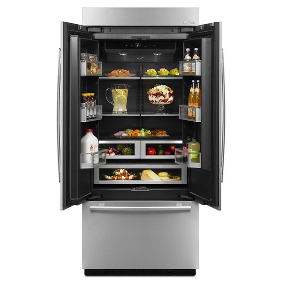 Jenn-Air® 36-Inch Built-In French Door Refrigerator JF36NXFXDE Jenn-Air® 36-Inch Built-In French Door Refrigerator JF36NXFXDE