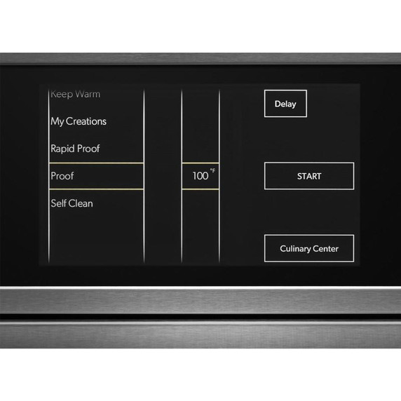 Jennair® NOIR™  30" Single Wall Oven with V2™ Vertical Dual-Fan Convection JJW3430LM