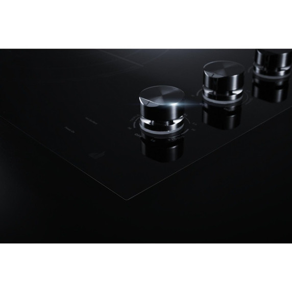 Jennair® 36" Oblivion Glass Radiant Cooktop with Halo-Effect Knobs JEC3536HB