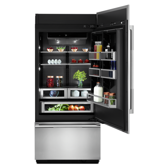 Jennair® 36” Panel-Ready Built-In Bottom-Freezer Refrigerator (Right-Hand Door Swing) JB36NXFXRE