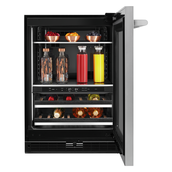 Jennair® RISE™ 24 Built-In Undercounter Beverage Center, Right Swing JUBFR242HL